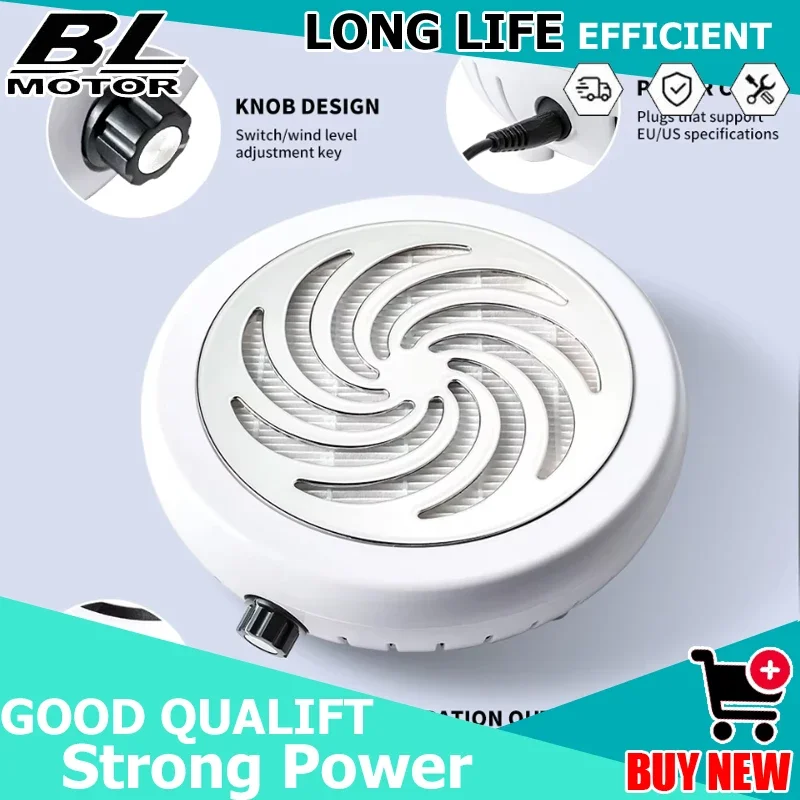 

Мощный пылесос для ногтей с фильтром, 45000 об/мин, супермощное всасывание, вытяжка для маникюра, вентилятор для нейл-арта