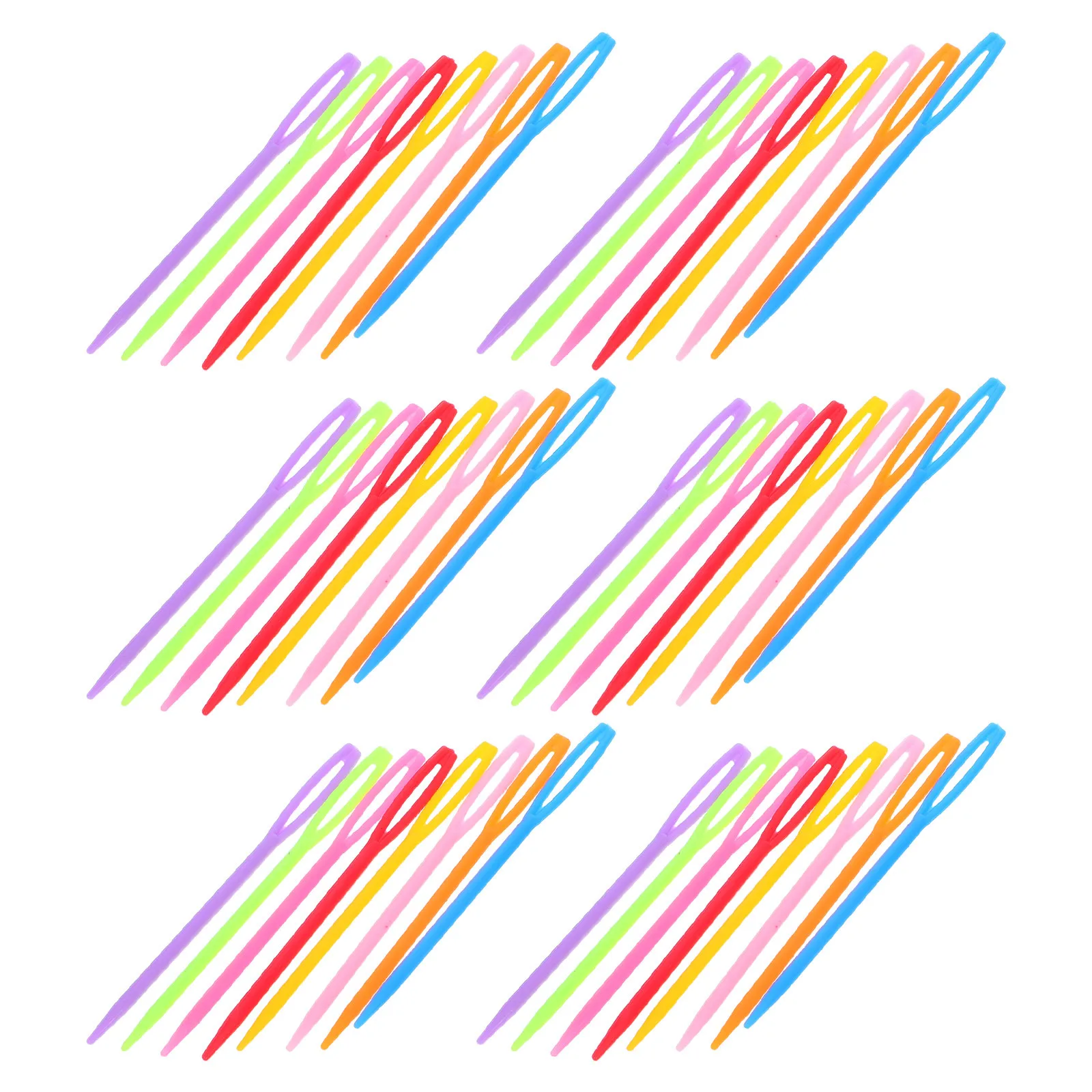 

2000Pcs Large Eye Plastic Sewing Needles Colorful Thick Yarn Needles for Hand Sewing Darning Craft Stitching Large Yarn Needle