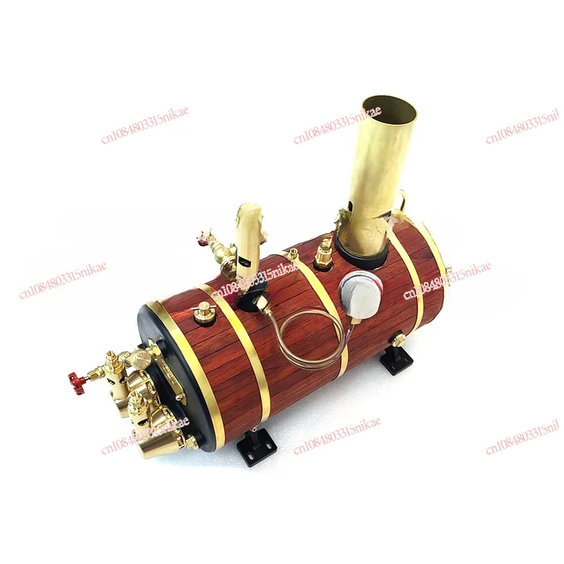 High-efficiency steam engine boiler, retro model marine boiler model, diameter: 105mm, full water capacity: 850ml