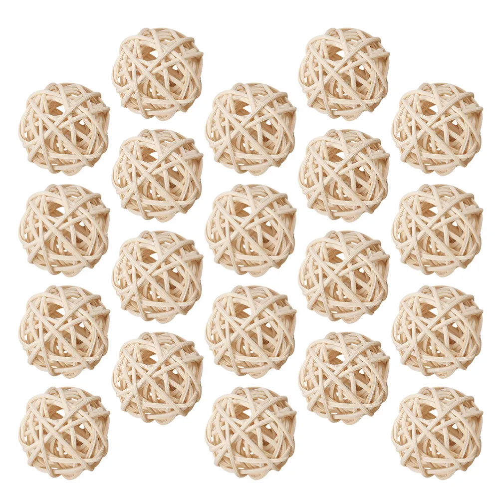 25Pcs Aromatherapy Rattan Balls Fragrance Diffuser Replacement for Empty Sticks No Flame Needed Strong Volatility Vase Fillers