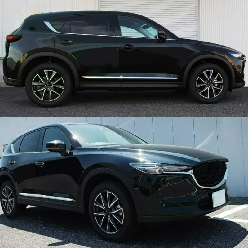 

ABS Chrome Side Molding Cover Trim Door Body Kits for Mazda CX-5 CX5 KF SERIES 2017 18 19 accessories 4pcs/set