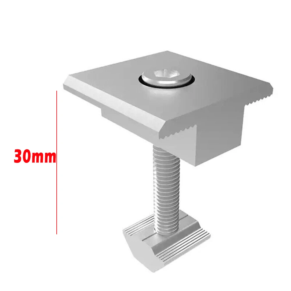 Aluminum for solar Rail Kit for Trapezoidal Roof Mounting Applications Featuring Pre-Punched Sections and Integrated Sealing