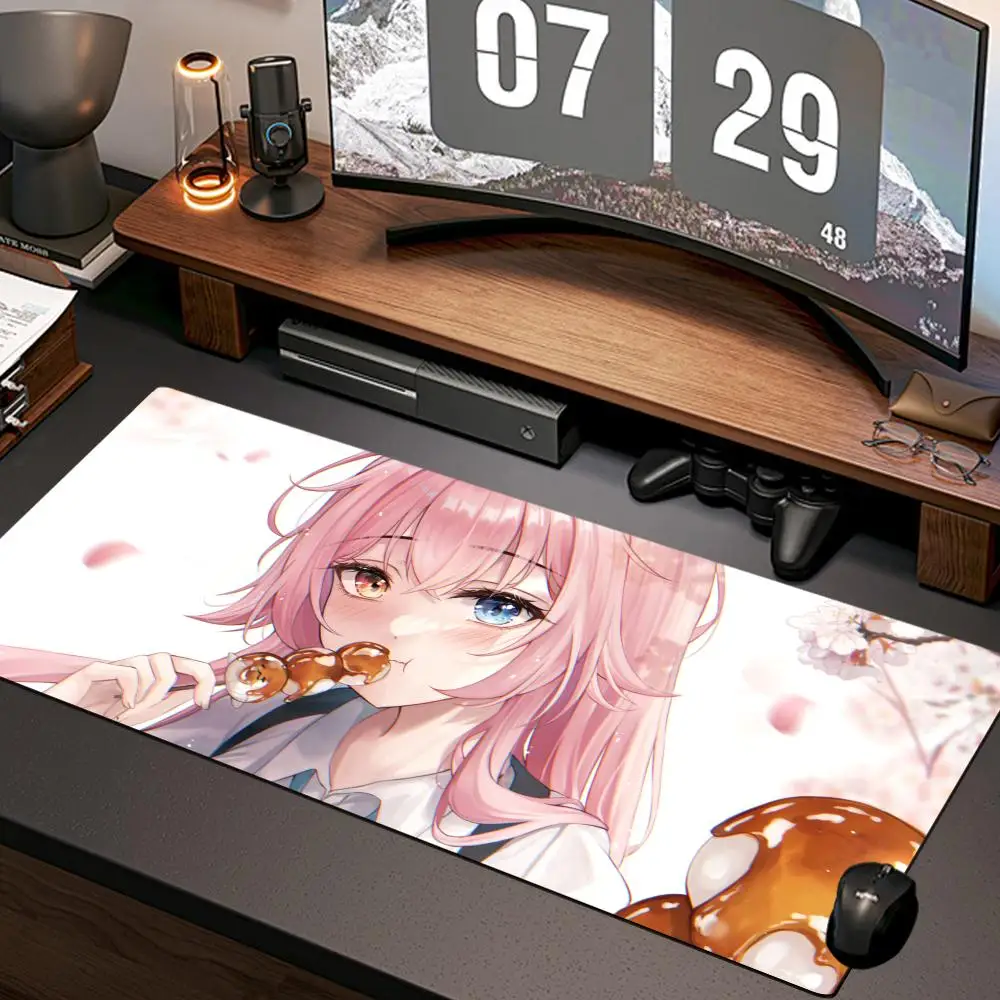 Takanashi Hoshino Mouse Pad New Computer Home Mousepad XXL Desk Mats Natural Rubber Office Anti Slip Gaming Accessories pad