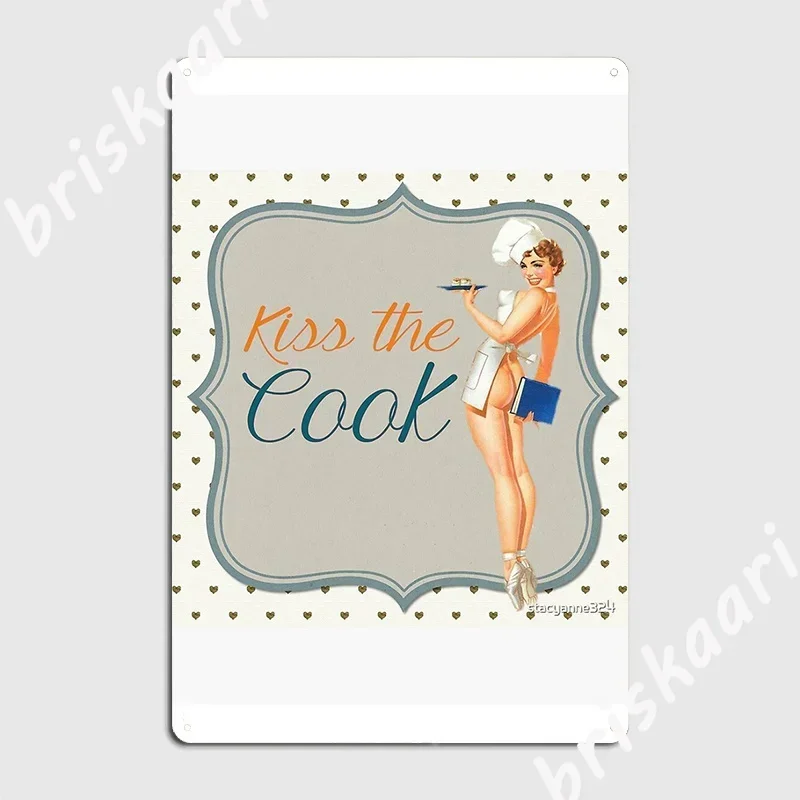 خمر Pinup فتاة الرجعية قبلة كوك دبوس حتى فتاة المشارك لوحة معدنية لويحات سينما ريترو نادي المنزل تين تسجيل ملصق