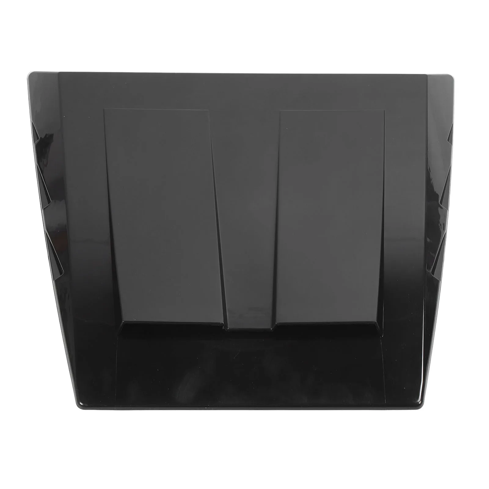 Universal Car Hood Scoop Vent ABS OEM Replacement Glossy Black Efficient Heat Dissipation Self-adhesive Engine Bonnet Decor Part