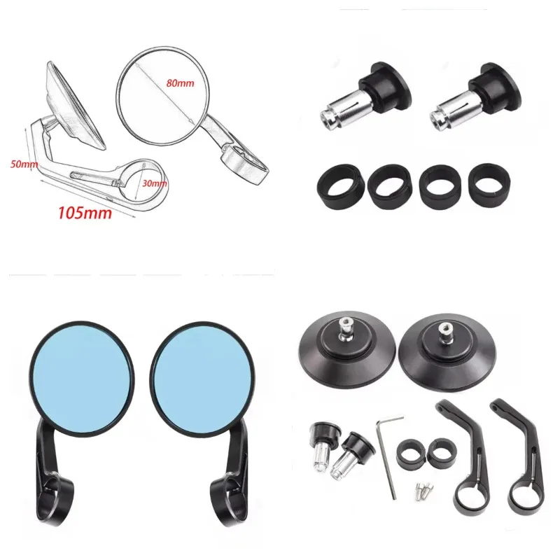 

Motorcycle Retro Handlebar Rearview Mirror Angle Folding Reversing Handle Bar Ends Side Mirrors For Brixton Crossfire 500 500X