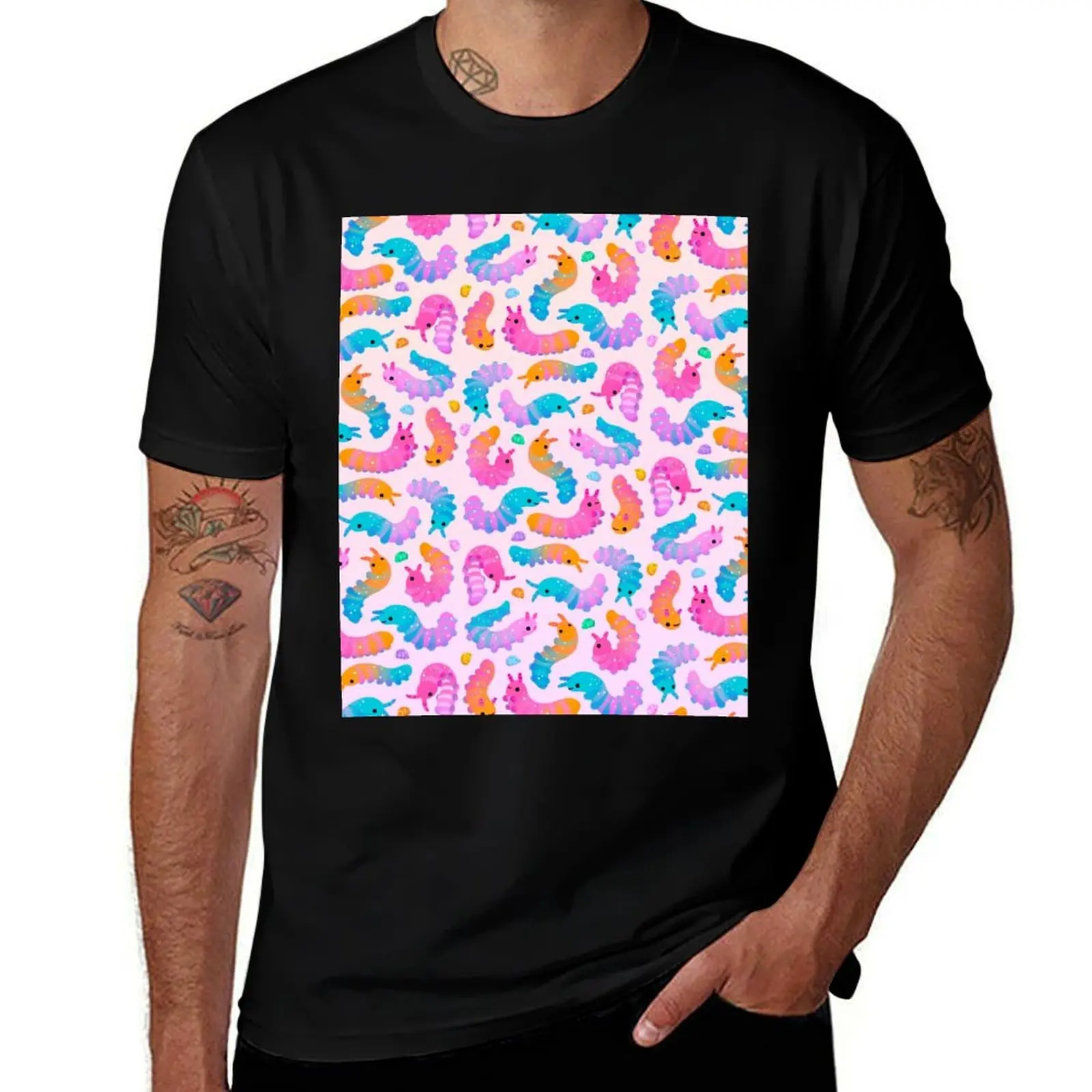 Sour velvet worm T-Shirt t shirts with prints t shirts cotton 100% man tshirt T-shirt