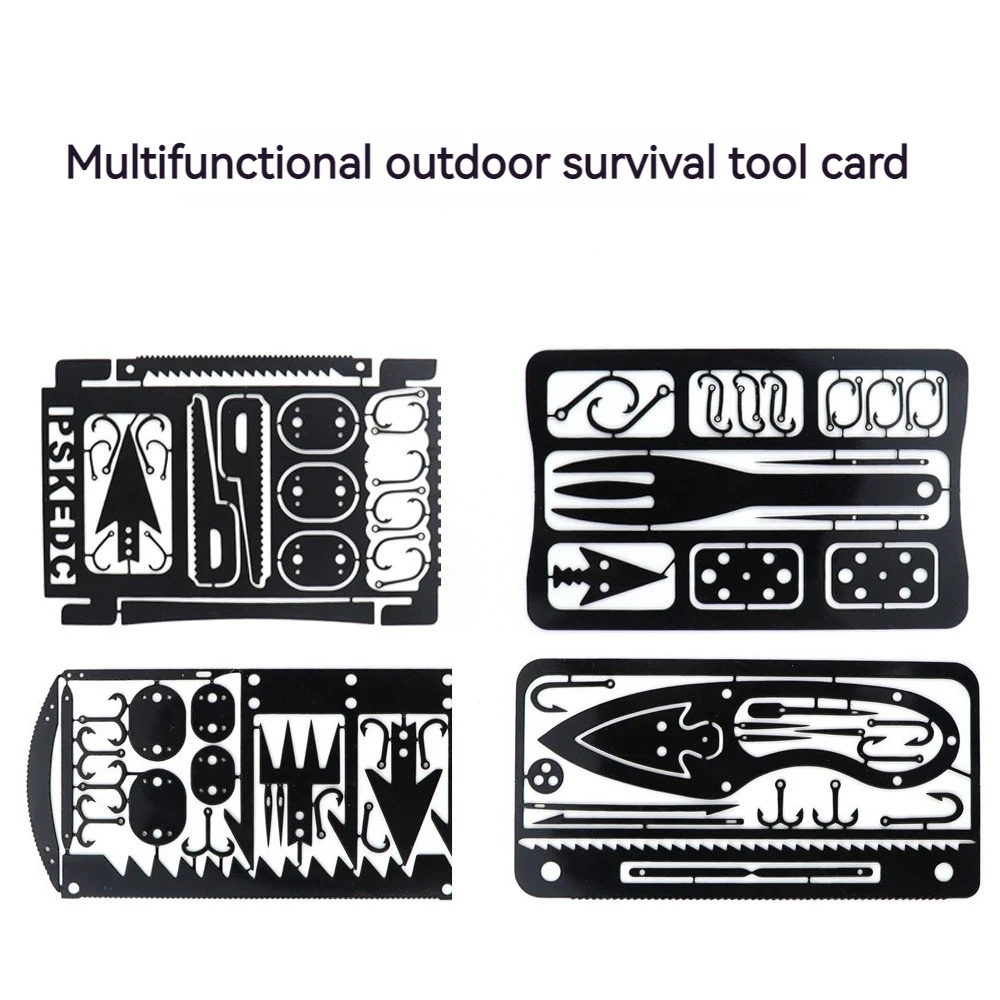 Outdoor multi-functional fishing hook card portable fishing tools wilderness survival tools fishing gear Fishing equipment