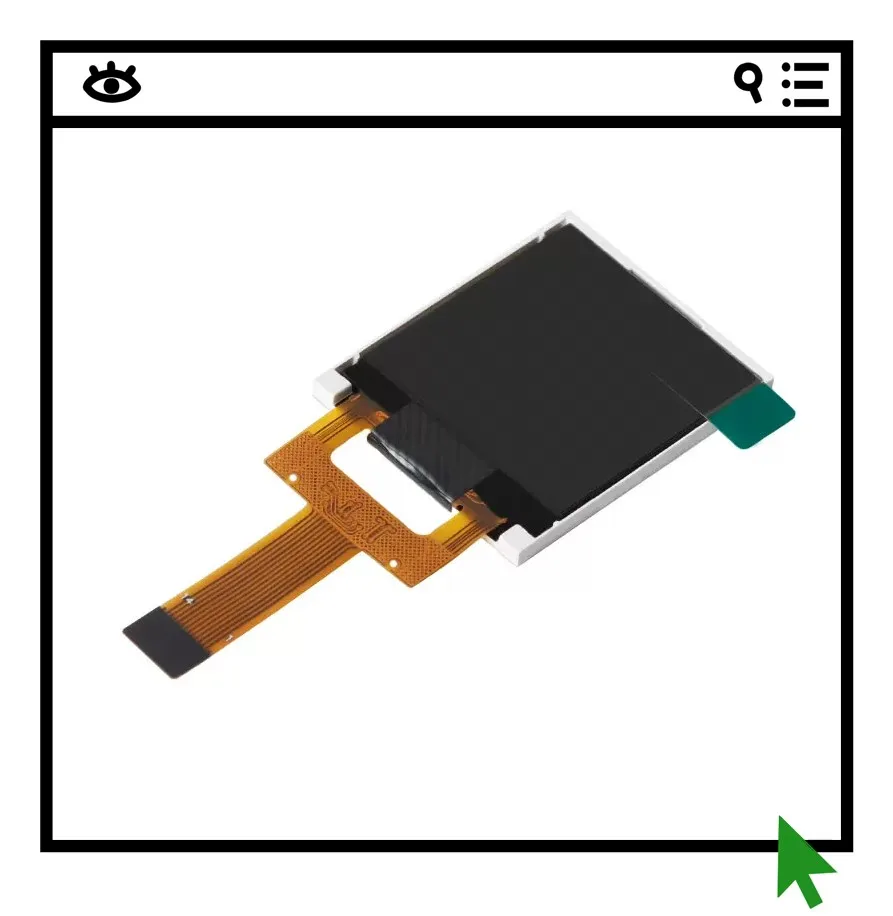 tela-colorida-tft-de-144-polegadas-lcd-ips-de-alta-definicao-tela-lcd-sem-moldura-interface-spi-128-128