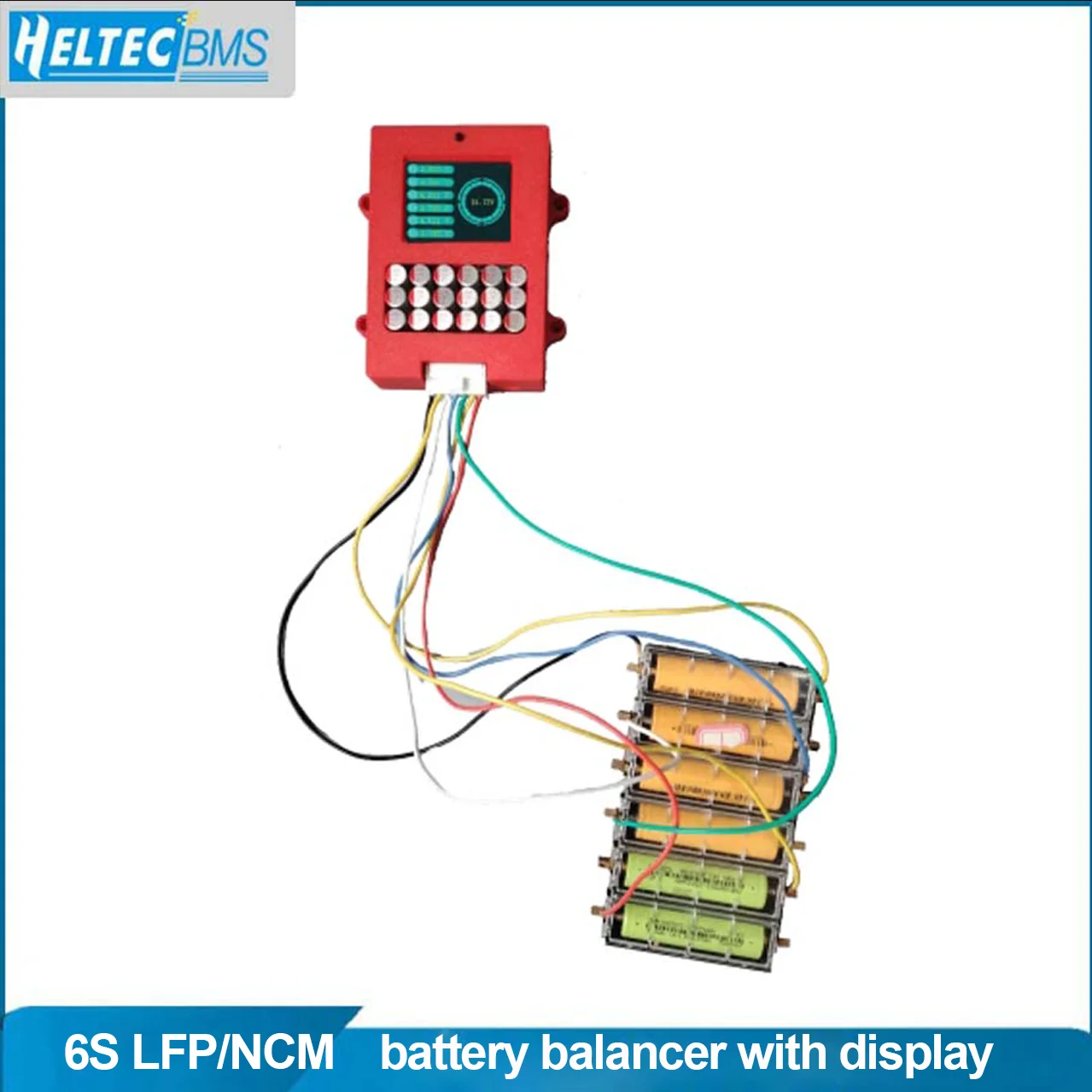 Heltec equalizer display 6S Active balancer with voltage display Lifepo4 battery voltage tester 6s 5a energy transfer equalizer