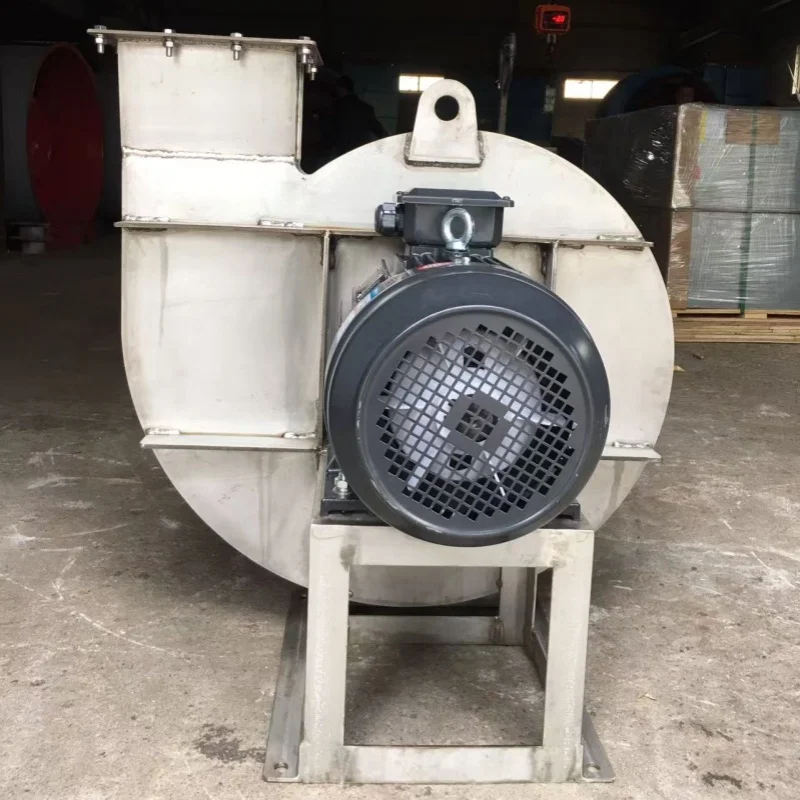 Chemical Resistant High Pressure Temperature Industrial Flow Induced Ventilation Forced Draft Centrifugal Fan Blower
