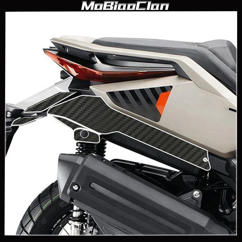 For ZONTES ZT368G 2025 3D Modified carbon fiber protective stickers instrument fuel tank perimeter decorative stickers film