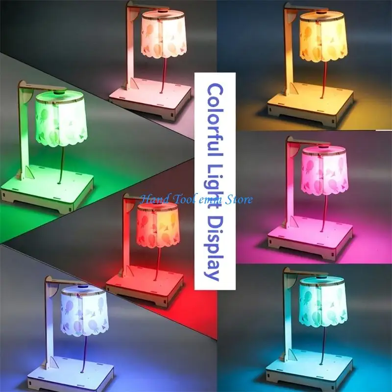 H37F Innovative Levitating Night Light Assembly Set with Voice Control and Stand Desk Lamp Set Texture for Kids