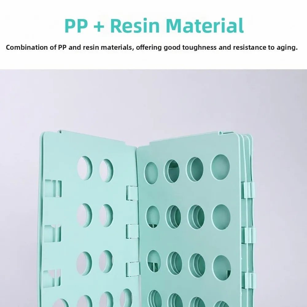 Lazy Person Shirt Folding Board Practical Quick Fold Foldable Clothes Folder Easy Fast Durable Plastic Clothes Folder Adults