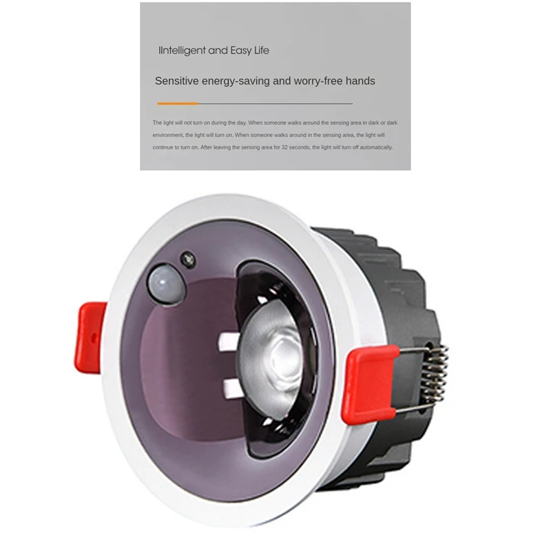 المضادة للوهج Led التعريفي الأضواء الضيقة جزءا لا يتجزأ من رقيقة جدا 9 واط Led النازل يصلح لتناول الطعام مكتب غرفة نوم الإضاءة 4000K