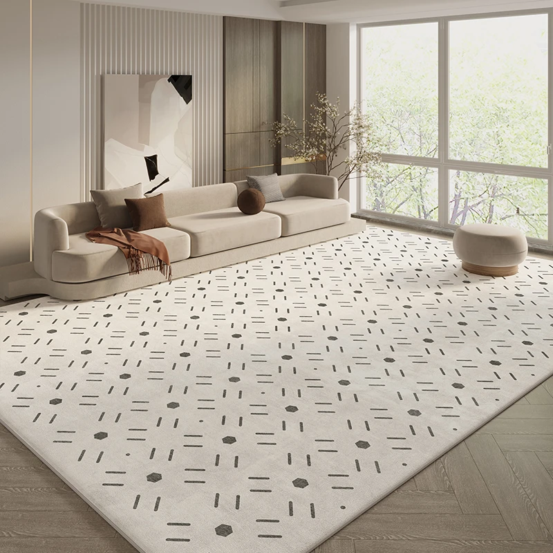 

Simple Light Luxury Plush Carpets Modern Living Room Decoration Rugs Home Large Area Bedroom Carpet Balcony Cloakroom Lounge Rug