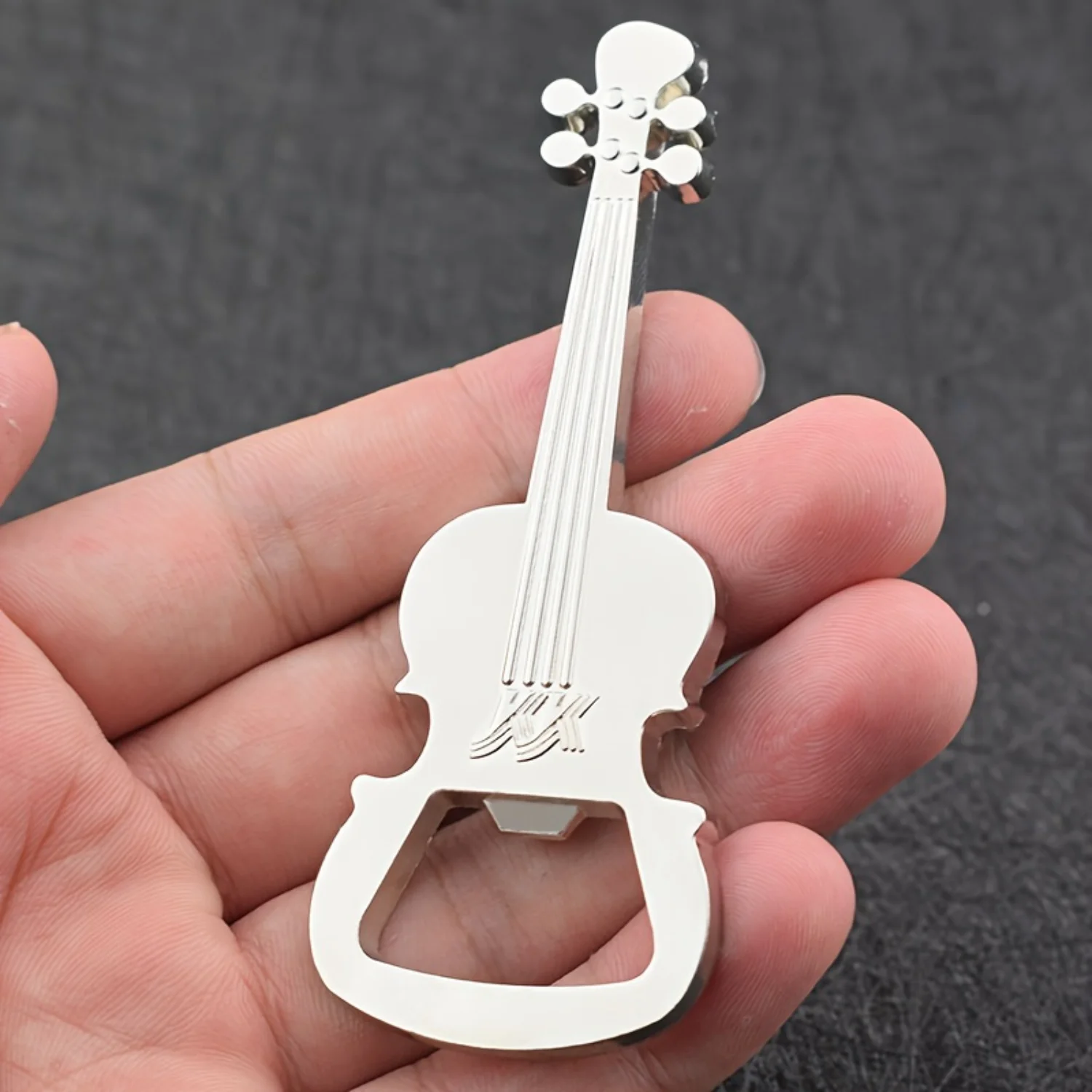 Smooth Guitar Bottle Opener - Keychain Music Gift for Beer Lovers - Creative and Small Gif - Perfect Beer Accessories for Music 