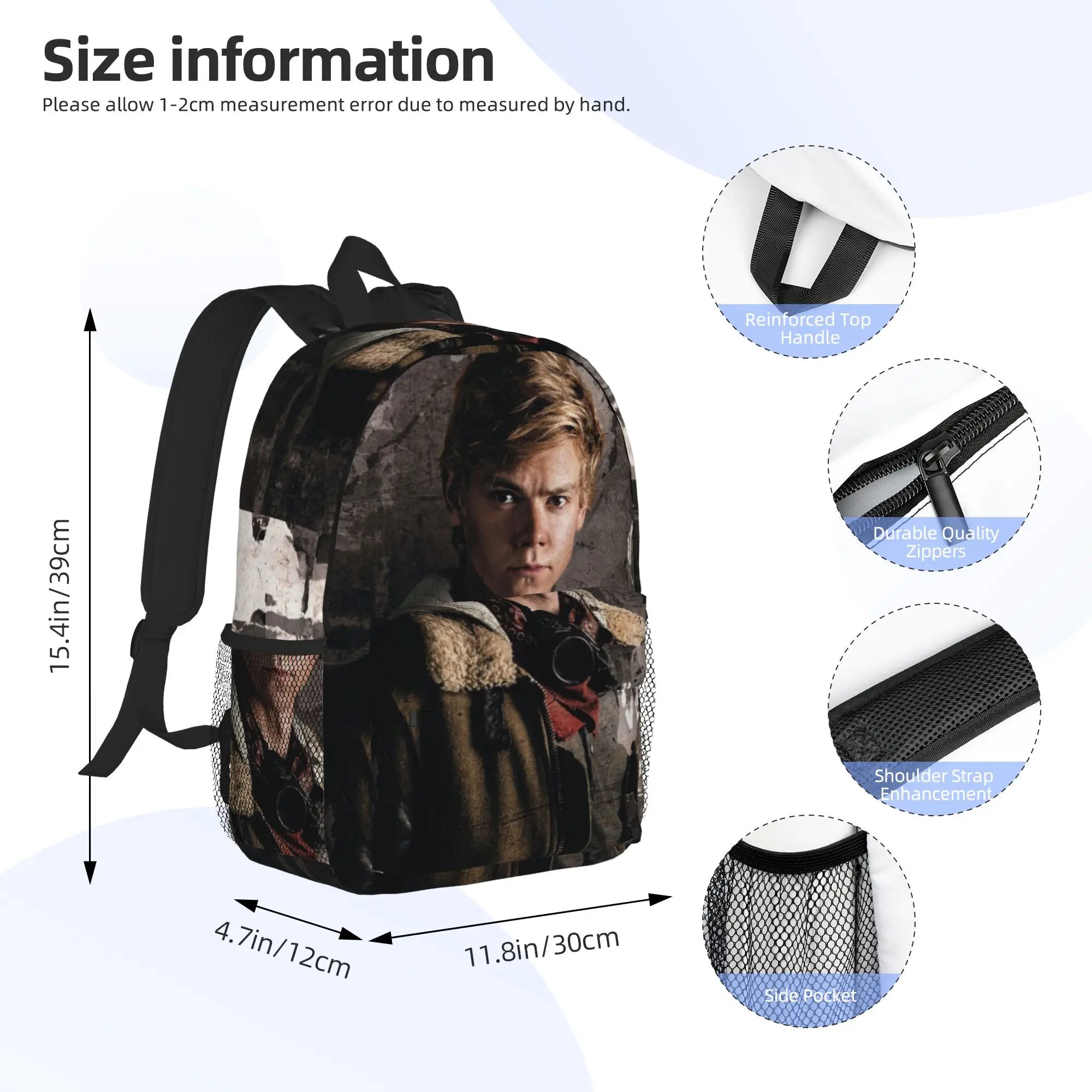 Newt Maze Runner The Death Cure Backpack Hot Sale Daypack Large Capacity Boy Girl BookBag Shoulder Bags for Men Women School Bag