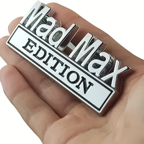 Emblema Mad Max Edition da 1 pezzo per auto, camion, SUV, parafango per moto - Adesivo universale per veicoli per decorazioni esterne automatiche