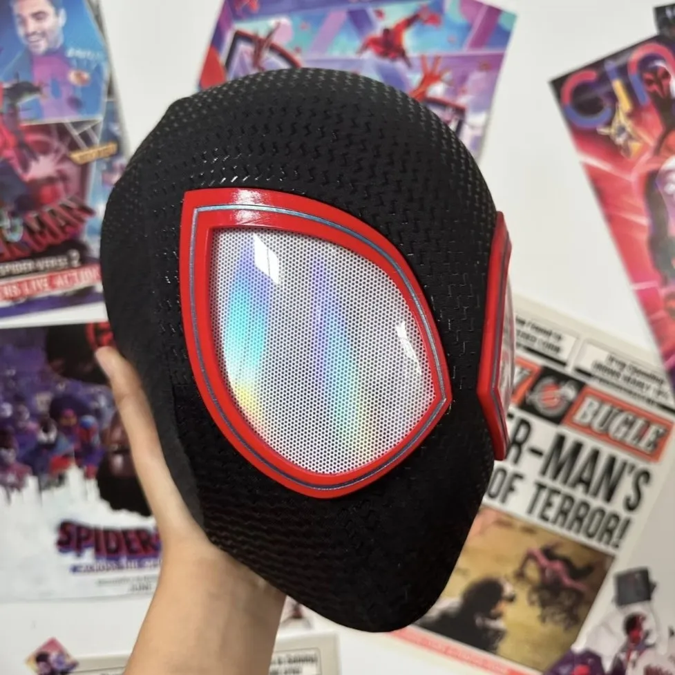 Miles Morales Mask Across The Spider Verse Spider Verse Movie Replica Headgear High Reduction Cos Prop For Comic Con Gift