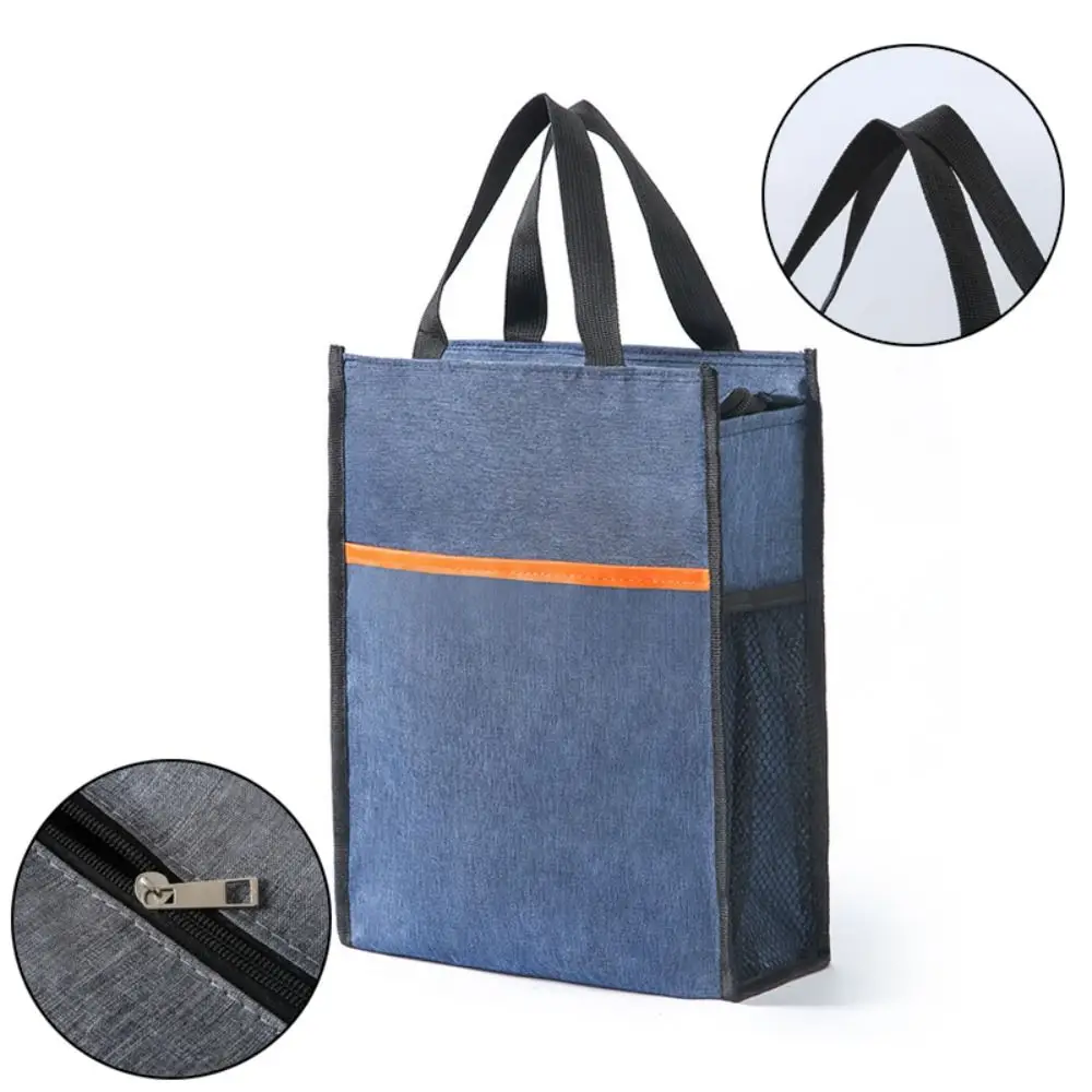 High Quality Cation Student Handbag Durable Spacious Office Tote Bag Document Bag Tutoring Class