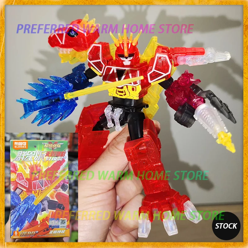 En stock Super Sentai VERSION GALAXY 01/02 Zyuden Sentai Kyoryuger Couleur transparente Ver. Jouets modèles mobiles Dieu Tarantule
