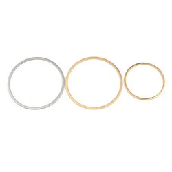 5/10pc 304 Stainless Steel Closed Soldered Jump Rings Findings Silver Color Split Rings Connectors Diy Jewelry Making Supplies