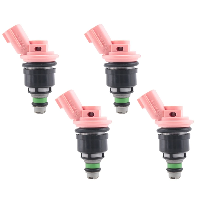 4PCS New Fuel Injector Nozzle 16600-57Y01 For 1991-1999 Nissan Sentra 200SX NX 1.6L L4 GA16DE Engine