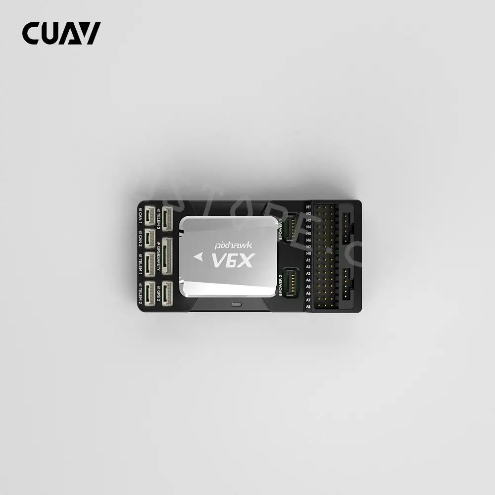 

CUAV Pixhawk V6X Flight Controller Customize Carrier Board With Shock Absorbers Integrated 100M Ethernet for RC Multirotor Drone