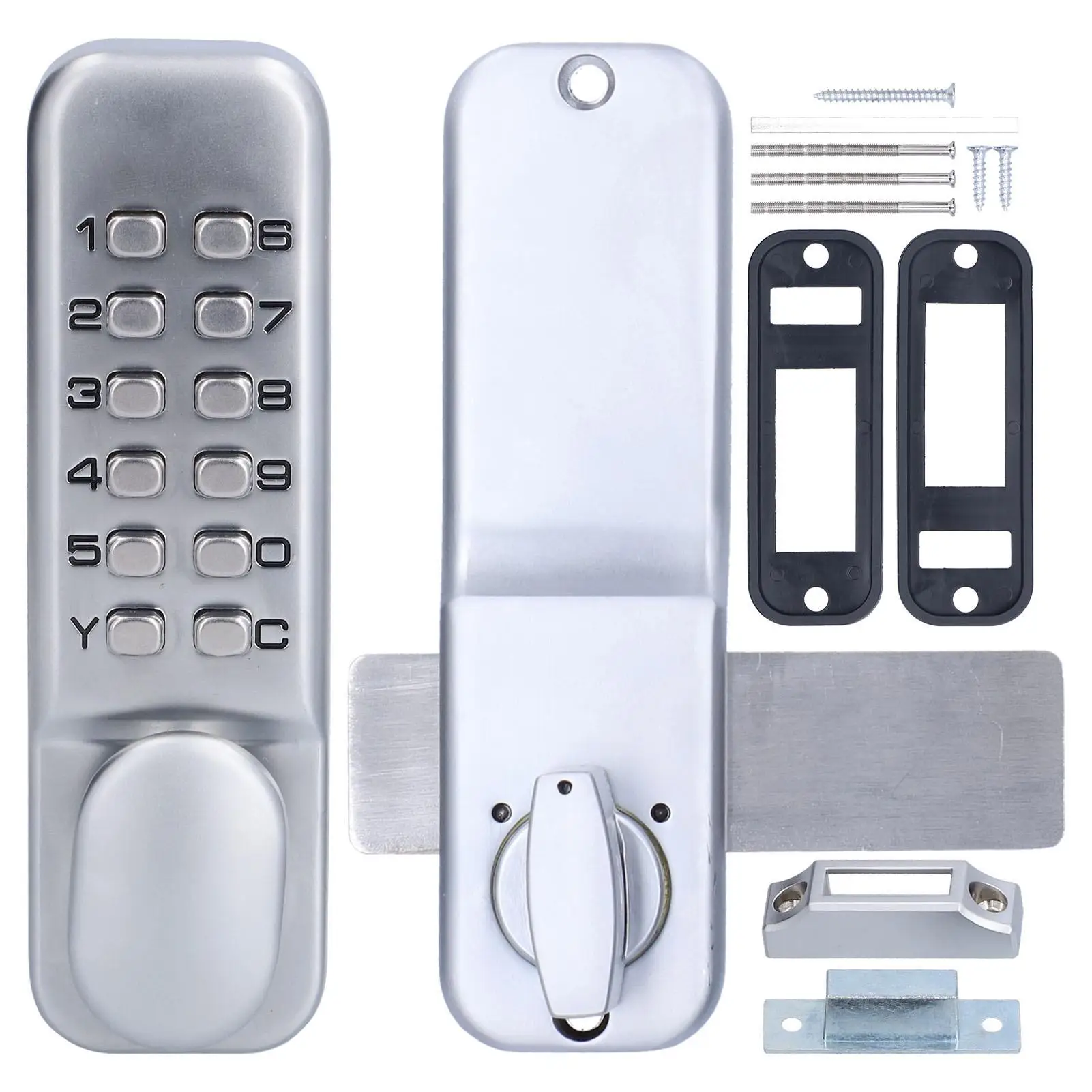 

Rust Proof Mechanical Combination Lock for Gates for storage Areas and for parking Lots High Temperature Resistant No Noise