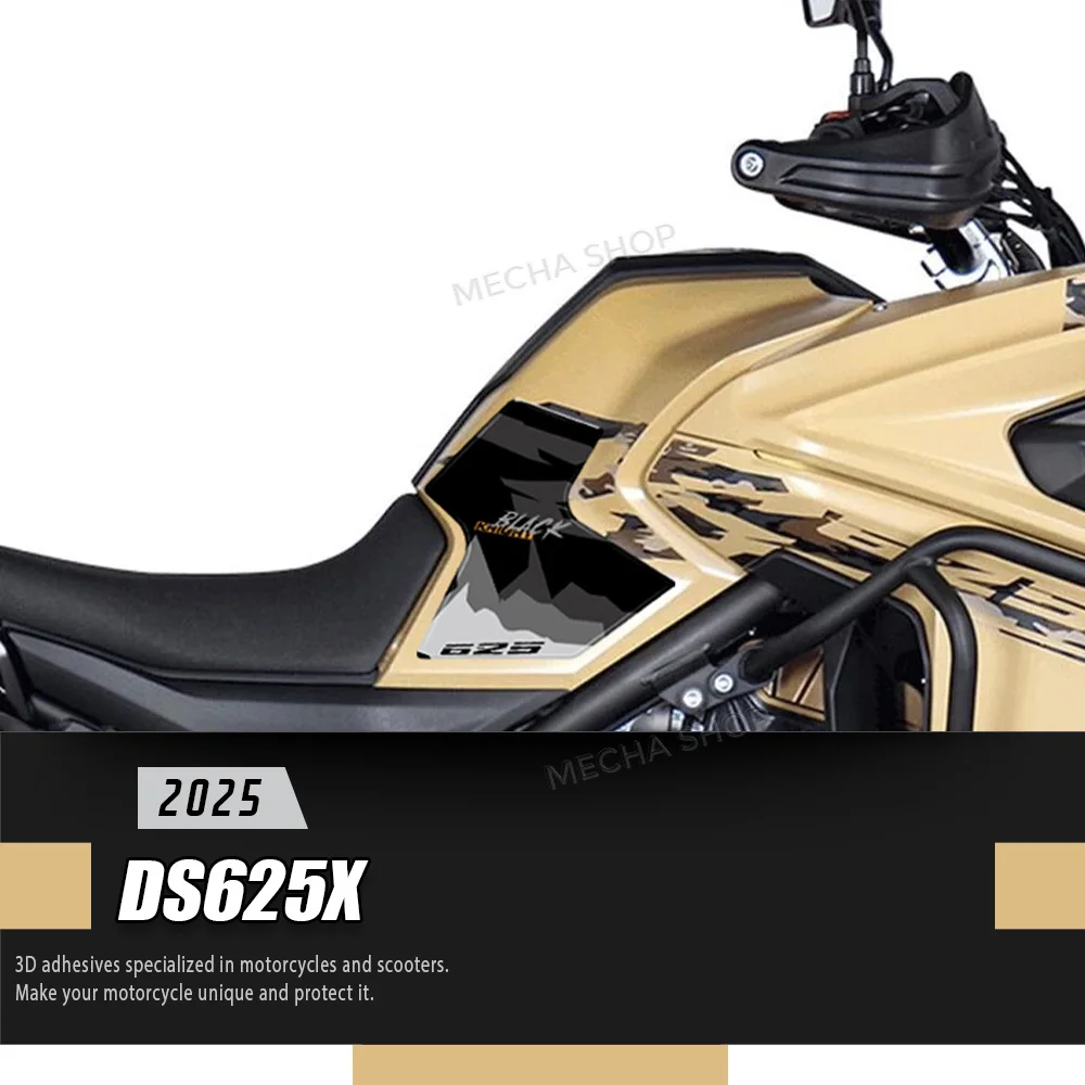 

Для VOGE DS625X 2025 DSX625 наклейки 625DSX накладка на бак 3D наклейки из смолы масляный бак боковая защита