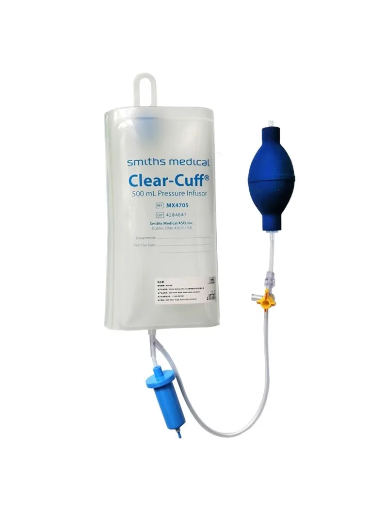 Blood Transfusion and Infusion Pressure Bag 500ml 1000ml Pressure Gauge Pressure Column ICU Infusion Bag