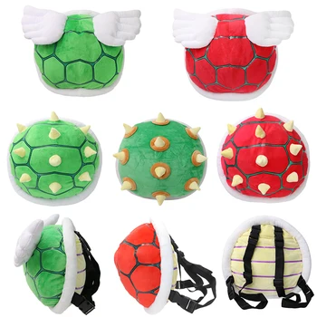 Juego Super Mario Koopa Bowser mochila de felpa suave Larry Lemmy Iggy Ludwig Koopa Paracautopa alumnos mochila Cosplay Juguetes