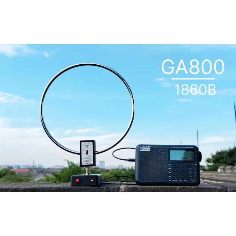 GA800 Active Loop 10KHz-159MHz HF Short Wave Small Loop  for Radio Receiver Indoor Use 5m