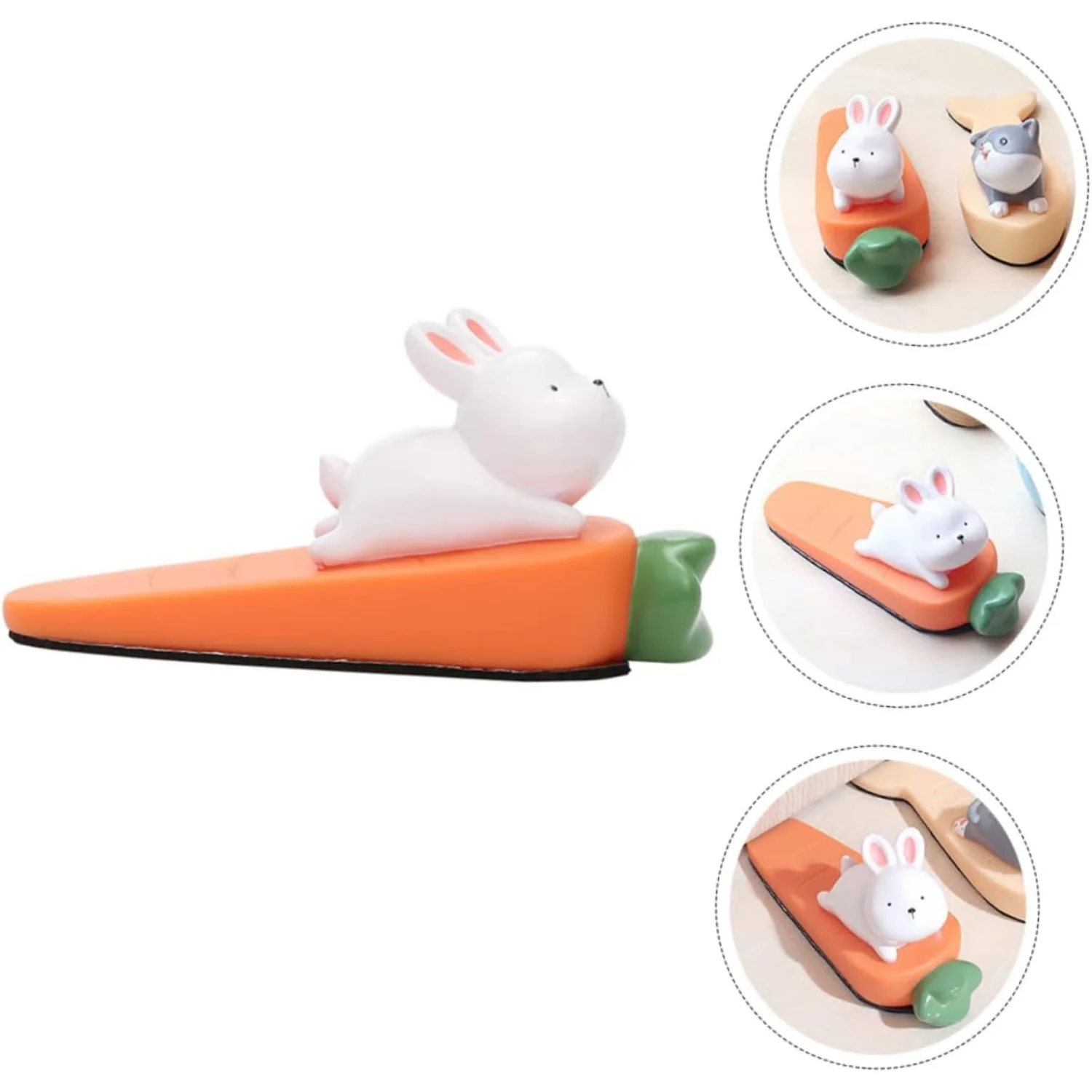 Bumper Protector Door Wall Protector Floor Protectors Behind  Pad Cute Door Stop Bunny  Wall Protector Door  Door Alarm   Nail