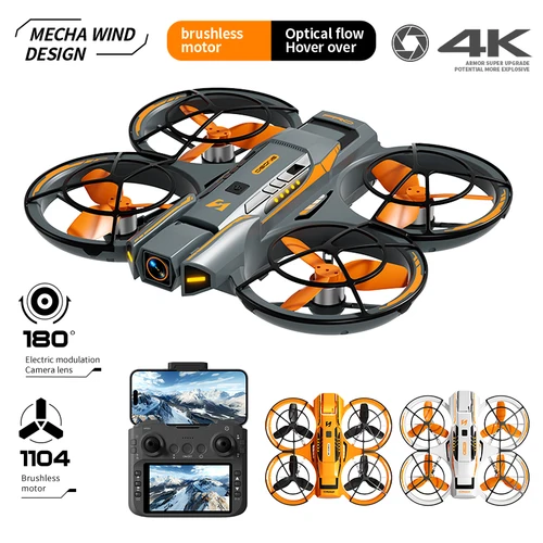 Imagen 2 del producto Nuevo Dron A21 PRO 4K HD fotografía aérea Quadcopter Cámara Dual Motor sin escobillas pantalla Control remoto 2,4G FPV Dron niños Juguetes