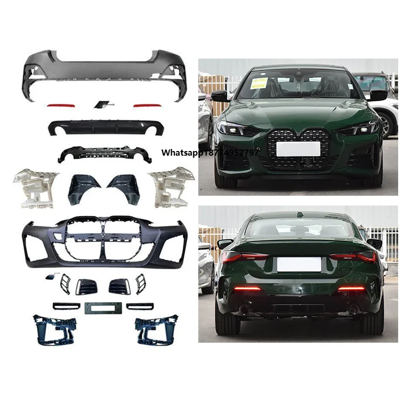 2020-2023 Car Modification Upgrade MT Front Bumper Rear Bumper Body Kit Large Surround Accessories for 4 Series G26