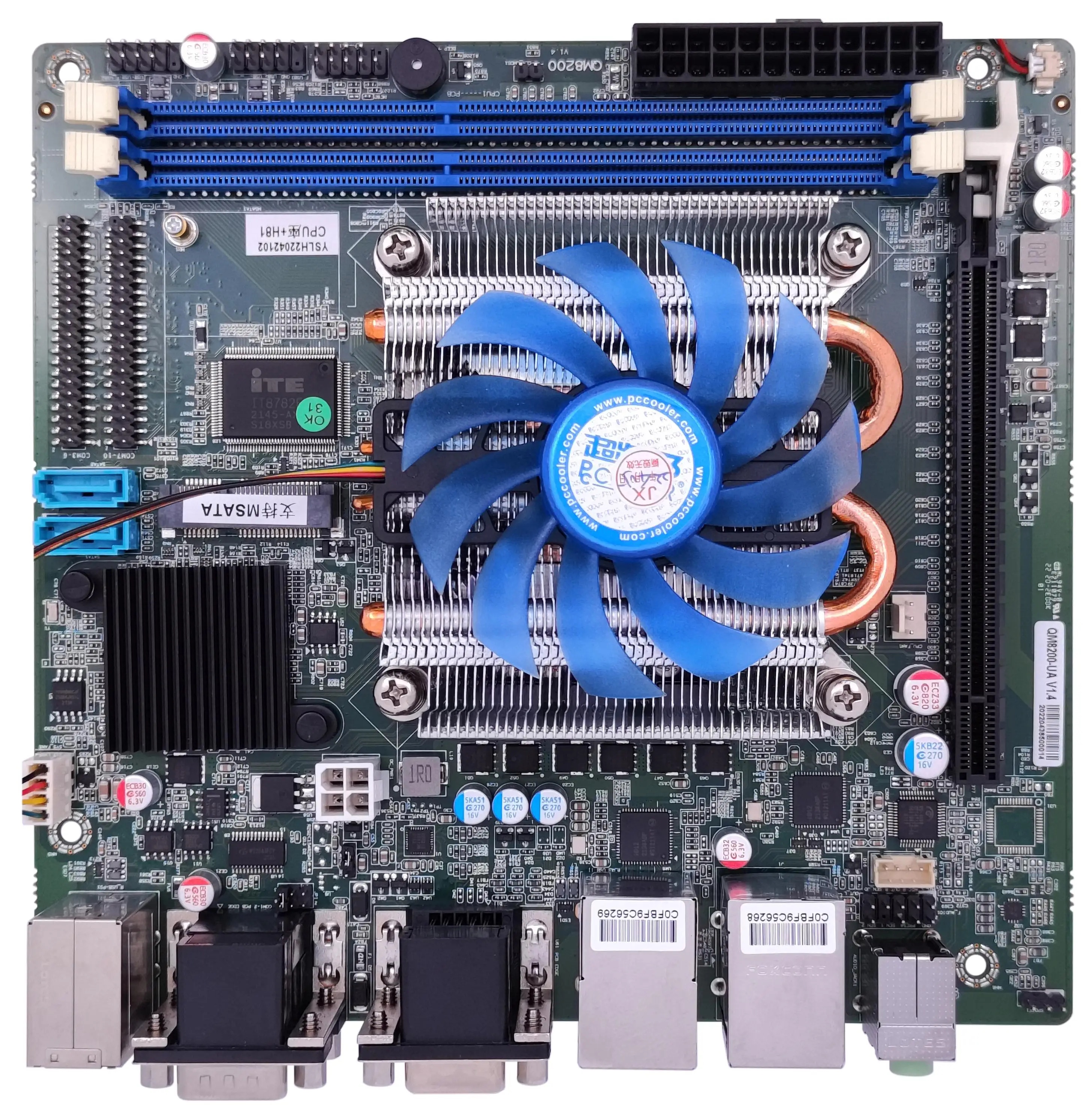 

ELSKY QM8200-UA Motherboard Haswell 1150 Series Desktop CPU Support Independent Graphics 24Pin ATX Power Supply