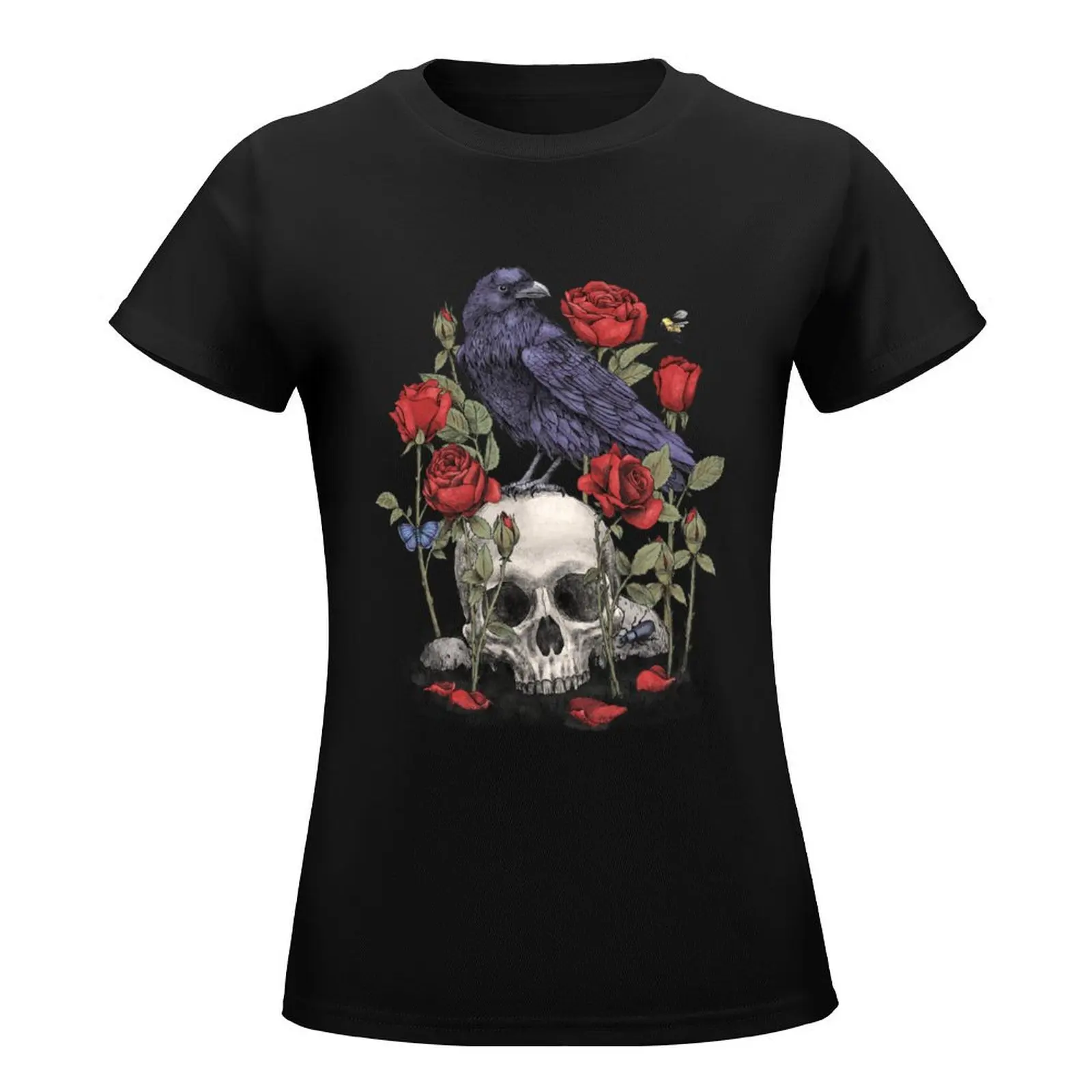 Memento Mori T-Shirt summer clothes anime clothes Aesthetic clothing kawaii clothes Summer Women's clothing