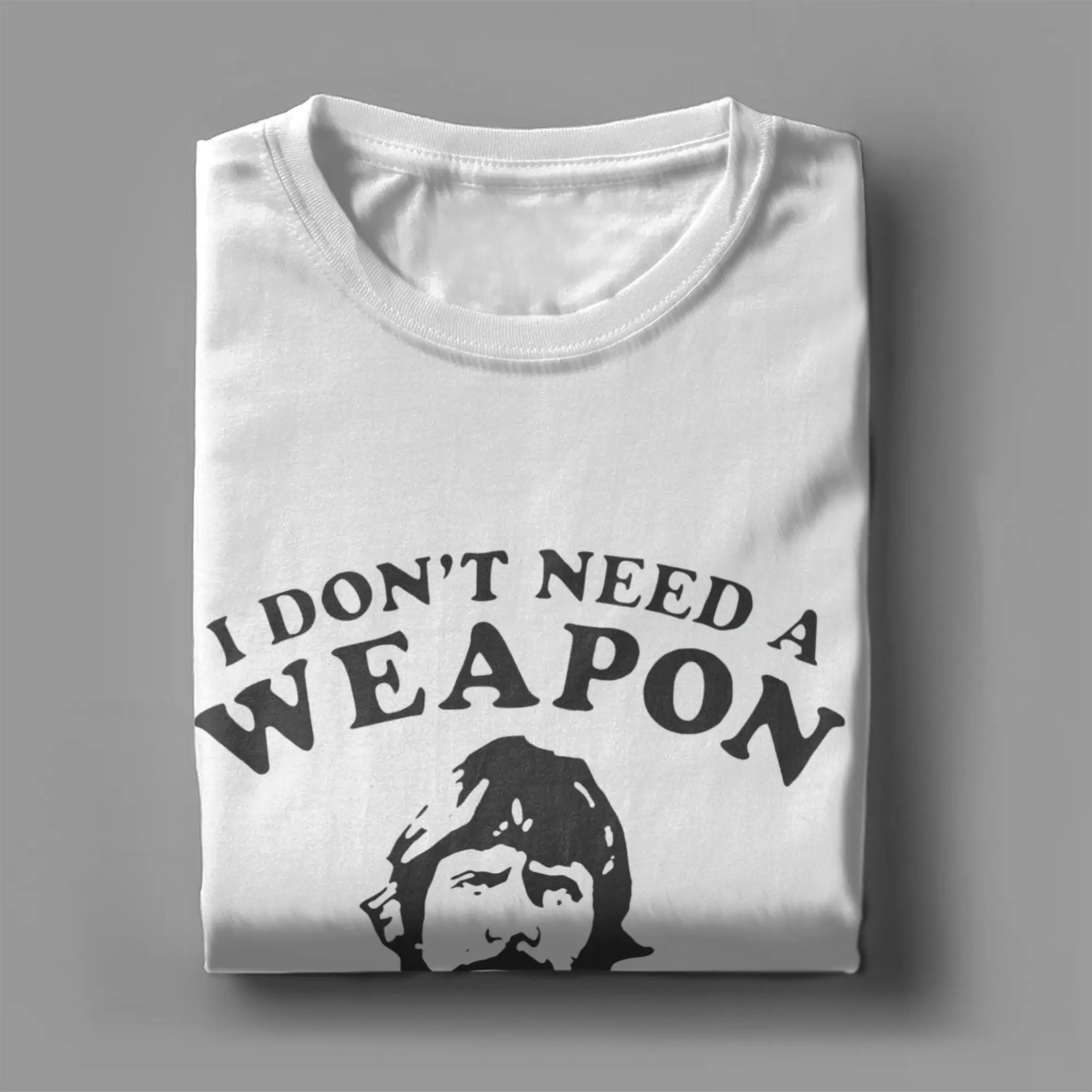 Funny Chuck Norris T-Shirts Men Round Neck Pure Cotton T Shirts  Short Sleeve Tee Shirt 4XL 5XL 6XL Clothes