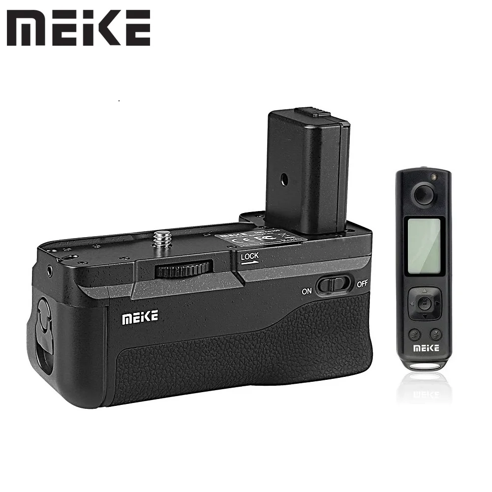 Meike MK-A6300 Pro Vertical Battery Grip with 2.4G Hz Wireless Remote Control for Sony A6100 A6400 A6300 A6000 Cameras