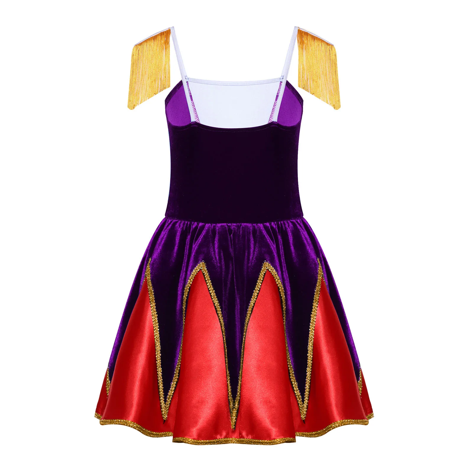 الفتيات تأثيري هالوين موكب عرض الشرف الحرس زي المخملية توتو فستان لمسيرة طبل أزياء جوقة الفرقة الرئيسية