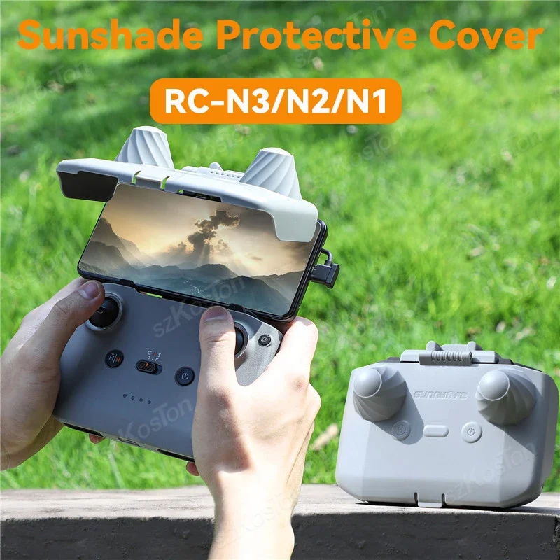 RC-N3/N2/N1 Remote Control Sun Hood Sunshade Protector Light Shield for DJI NEO/Air 3 3S/Mini 3 4 Pro/Mini 2 3/Air 2/2s/Mavic 3