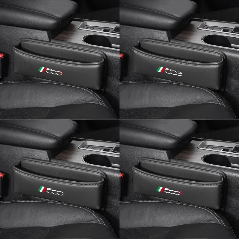 

Multifunction Car Seat Gap Organizer Seat Crevice Slot Storage Box for Fiat Abarth 500 500c 500e 500L 500x Car Accessories