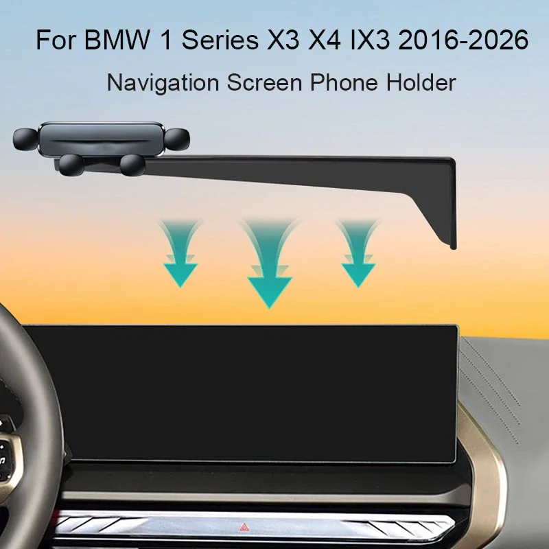 Car 14.9“ 10.25” Navigation Stand Special Phone Holder For BMW 1 Series X3 X4 IX3 2016-2026 Decoration Modify Auto Accessories