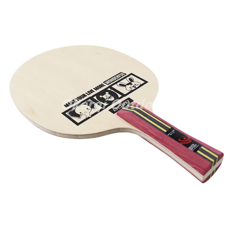 1PC 5-Ply Wood Table Tennis Blade Entry Level Table Tennis Racket Base for Children Kids Students Ping Pong Training Blade