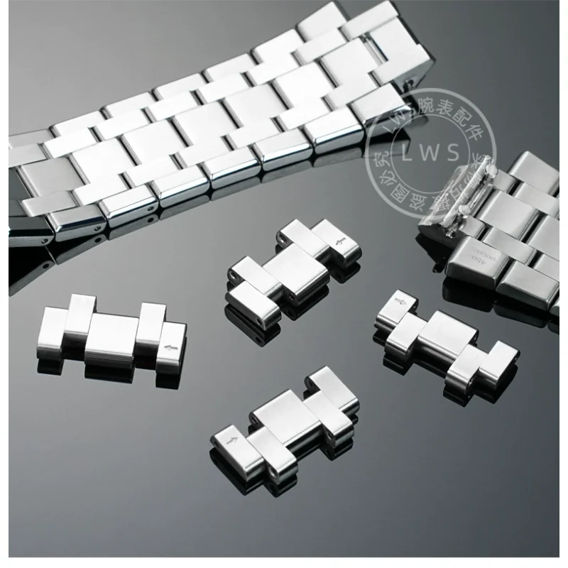 

Для часов MAURICE LACROIX AIKON, удлиненный ремешок для часов AI6008 AI6038, связанный список из нержавеющей стали с удлиненными деталями, аксессуары