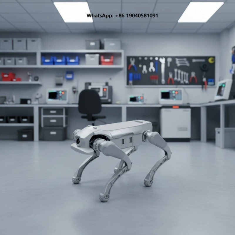 Autonomous Patrol Robot Dog Bionic Quadruped Robot for Industrial Site Inspection Monitoring