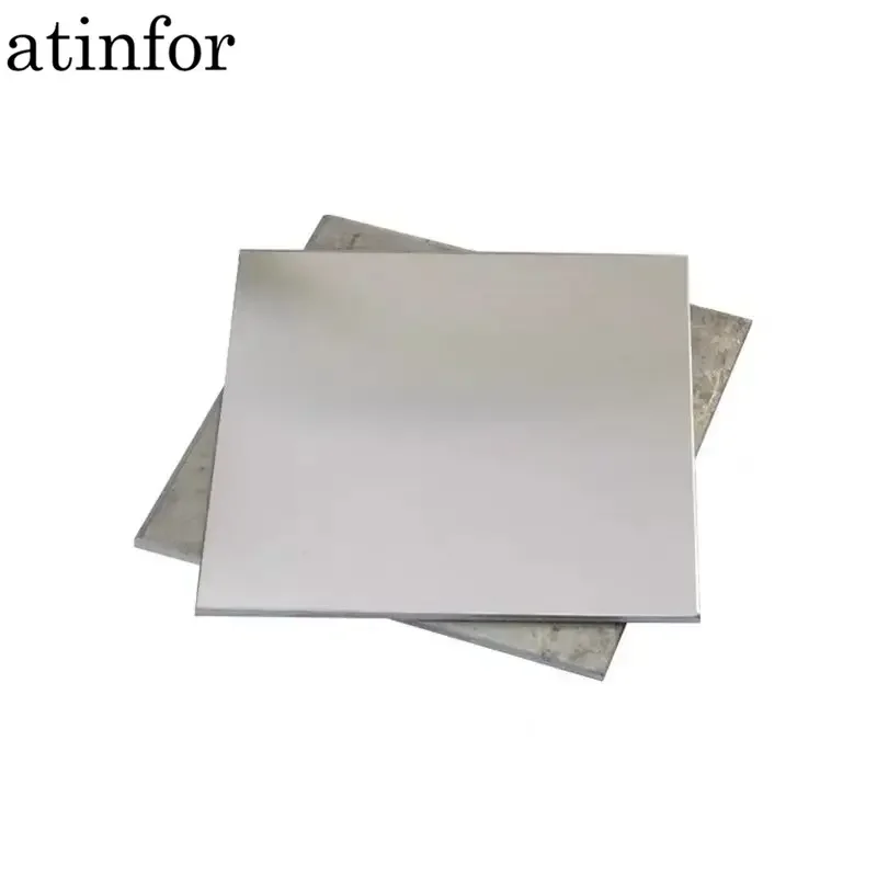 atinfor High-Quality GR5/TC4 Titanium Sheet Titan Alloy 255x40x12mm for Precision Tooling