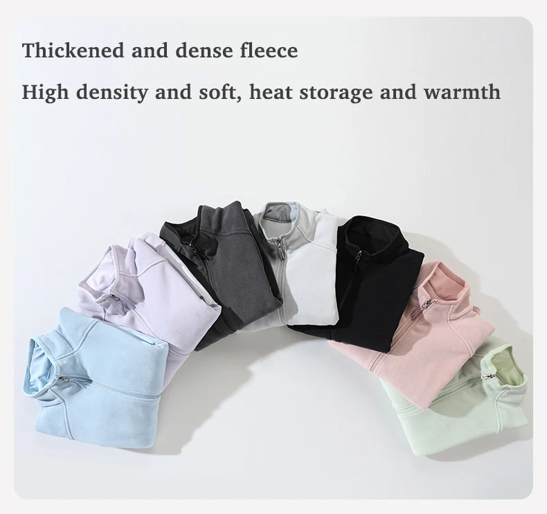 JNLN Herren Damen Winter Fleecejacke Outdoor Winddichte Thermojacke Unisex Wander-, Camping-, Kletter- und Sportjacke – Detail 6